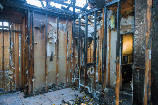 Professional Fire Damage Removal technician working in Bonadelle Ranchos, CA